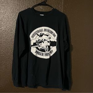 Black Scottsdale Healthcare Poker run Long-sleeve Tee, Size Large